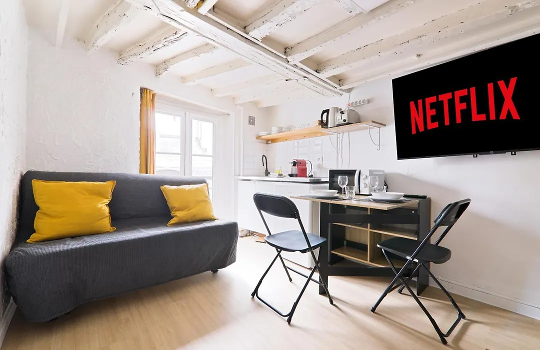 Studio Appartement Quartier Saint-Michel Notre-Dame 3 Free Netflix-1