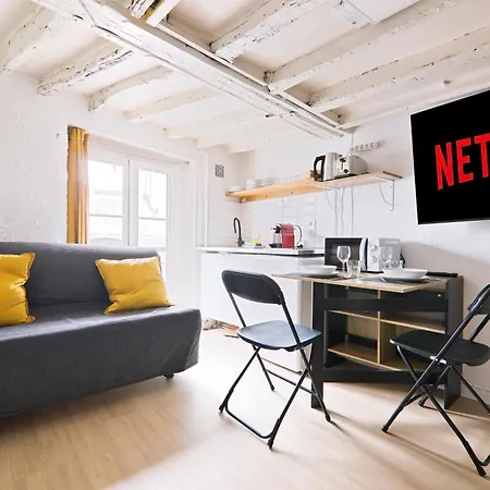 Studio Appartement Quartier Saint-Michel Notre-Dame 3 Free Netflix-3
